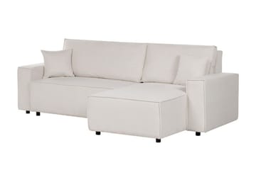 Dyshawn Hörnbäddsoffa 2-sits - Vit/Svart - Möbler - Soffa - Bäddsoffa - Bäddsoffa divan