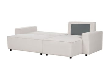 Dyshawn Hörnbäddsoffa 2-sits - Vit/Svart - Möbler - Soffa - Bäddsoffa - Bäddsoffa divan