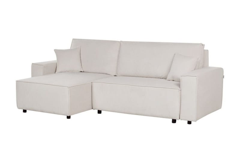 Dyshawn Hörnbäddsoffa 2-sits - Vit/Svart - Möbler - Soffa - Bäddsoffa - Bäddsoffa divan