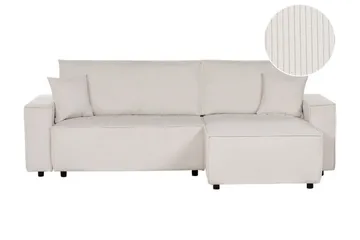Dyshawn Hörnbäddsoffa 2-sits - Vit/Svart - Möbler - Soffa - Bäddsoffa - Bäddsoffa divan