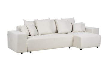 Dysis Hörnbäddsoffa 3-sits - Beige/Svart - Möbler - Soffa - Bäddsoffa - Hörnbäddsoffa