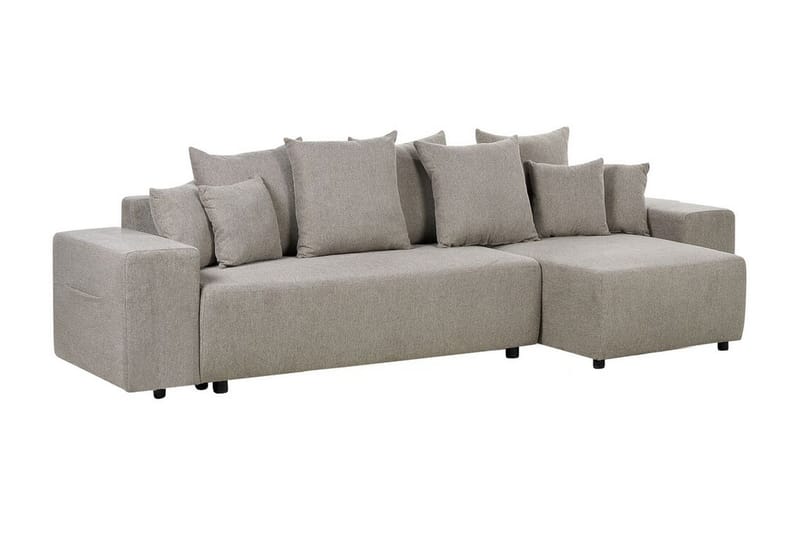 Dysis Hörnbäddsoffa 3-sits - Brun/Svart - Möbler - Soffa - Bäddsoffa - Hörnbäddsoffa