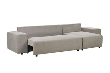 Dysis Hörnbäddsoffa 3-sits - Brun/Svart - Möbler - Soffa - Bäddsoffa - Hörnbäddsoffa