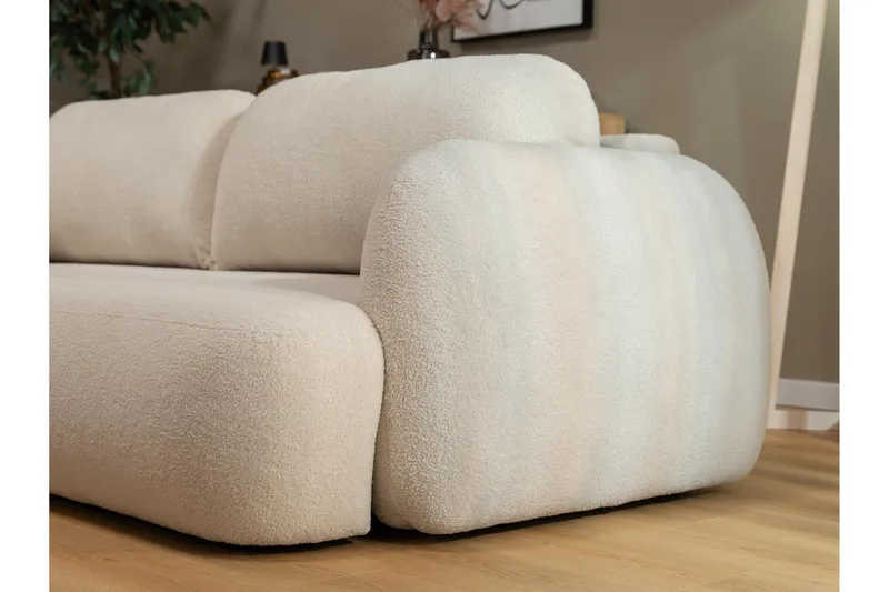 Efrem Bäddsoffa 3-sits - Beige - Möbler - Soffa - Bäddsoffa - 3 sits bäddsoffa