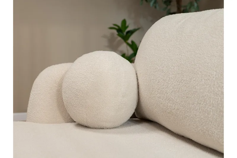 Efrem Bäddsoffa 3-sits - Beige - Möbler - Soffa - Bäddsoffa - 3 sits bäddsoffa