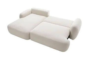 Efrem Bäddsoffa med Divan 3-sits i Bouclé - Beige - Möbler - Soffa - Bäddsoffa - Bäddsoffa divan