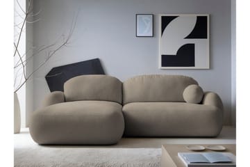 Efrem Bäddsoffa med Divan 3-sits i Bouclé - Brun - Möbler - Soffa - Bäddsoffa - Bäddsoffa divan