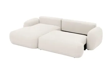 Efrem Bäddsoffa med Divan 3-sits i Bouclé - Mörkgrå - Möbler - Soffa - Bäddsoffa - Bäddsoffa divan