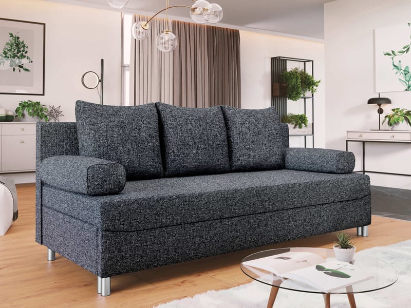 Eifion 3-sits Bäddsoffa - grå - Möbler - Soffa - Bäddsoffa - 3 sits bäddsoffa