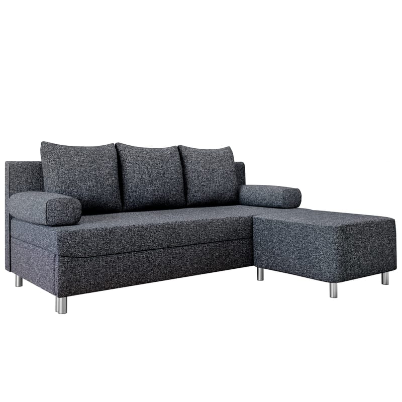 Eifion 3-sits Bäddsoffa med divan Högervänd, grå