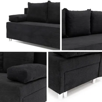 Eifion 3-sits Bäddsoffa - vit - Möbler - Soffa - Bäddsoffa - 3 sits bäddsoffa