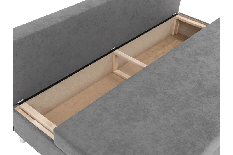 Eifion Bäddsoffa 3-sits - Grå - Möbler - Soffa - Bäddsoffa - 3 sits bäddsoffa