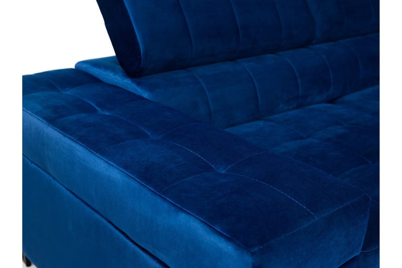 Elkind Hörnsoffa - Mörkblå - Möbler - Soffa - Bäddsoffa - Bäddsoffa längsbäddad