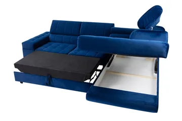Elkind Hörnsoffa - Mörkgrön - Möbler - Soffa - Bäddsoffa - Bäddsoffa längsbäddad