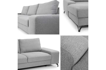 Emet Bäddsoffa med Divan 3-sits - Beige - Möbler - Soffa - Bäddsoffa - Bäddsoffa längsbäddad