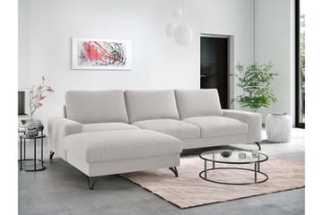 Emet Bäddsoffa med Divan 3-sits - Beige - Möbler - Soffa - Bäddsoffa - Bäddsoffa längsbäddad