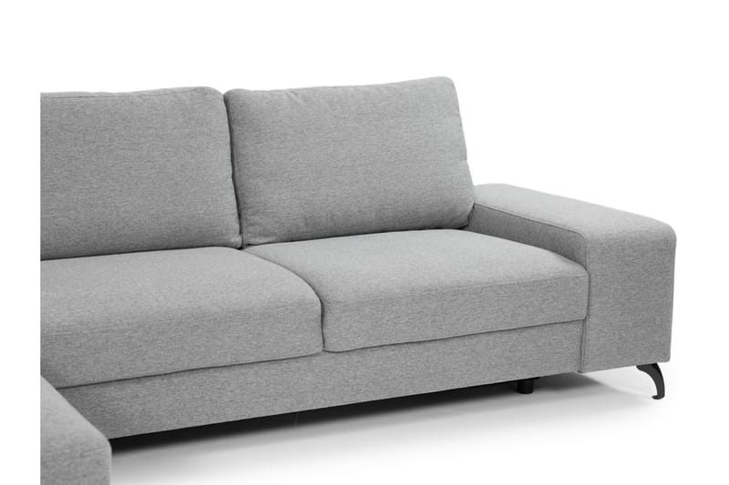 Emet Bäddsoffa med Divan 3-sits - Vit - Möbler - Soffa - Bäddsoffa - Bäddsoffa längsbäddad