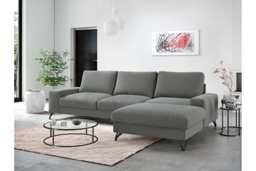 Emet Bäddsoffa med Divan 3-sits - Vit - Möbler - Soffa - Bäddsoffa - Bäddsoffa längsbäddad