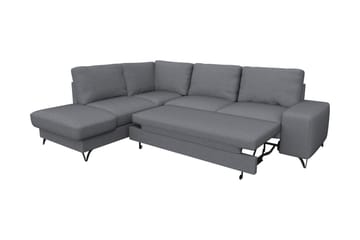 Emet Bäddsoffa med Schäslong 4-sits - Gul - Möbler - Soffa - Bäddsoffa - Bäddsoffa längsbäddad