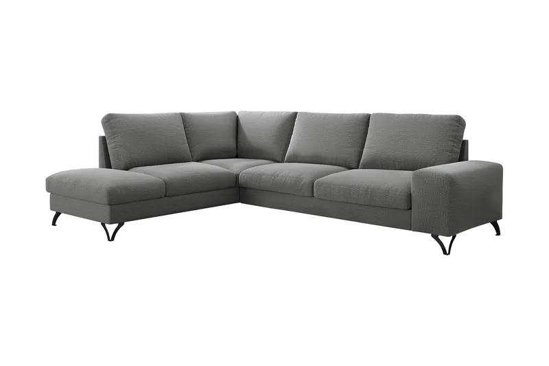 Emet Bäddsoffa med Schäslong 4-sits, Gul