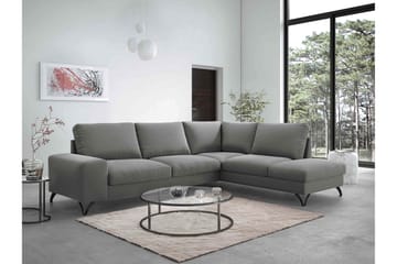 Emet Bäddsoffa med Schäslong 4-sits - Ljusbrun - Möbler - Soffa - Bäddsoffa - Bäddsoffa längsbäddad