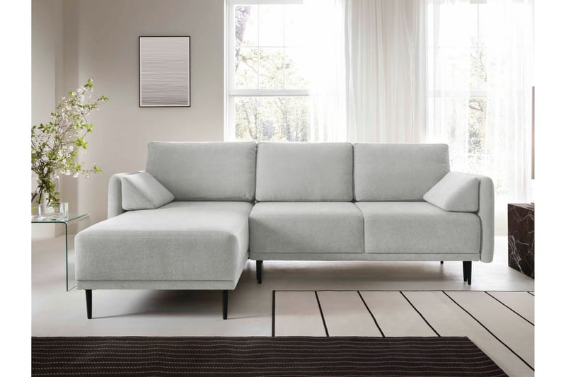 Enaya Bäddsoffa m. Divan 3-sits - Grå - Möbler - Soffa - Bäddsoffa - Bäddsoffa divan