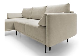 Enaya Bäddsoffa m. Divan 3-sits - Grå - Möbler - Soffa - Bäddsoffa - Bäddsoffa divan