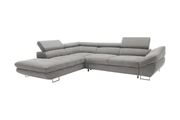 Fabio Divanbäddsoffa 280x235x88 cm - Grå - Möbler - Soffa - Bäddsoffa - Bäddsoffa längsbäddad