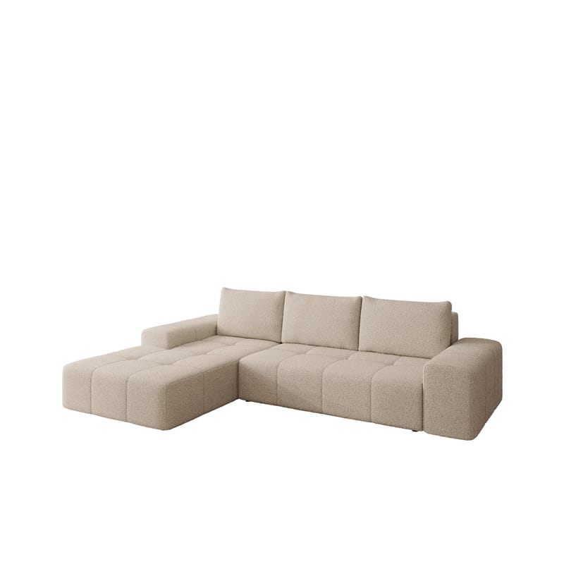Falor 3-sits Bäddsoffa med divan Vänstervänd, Beige