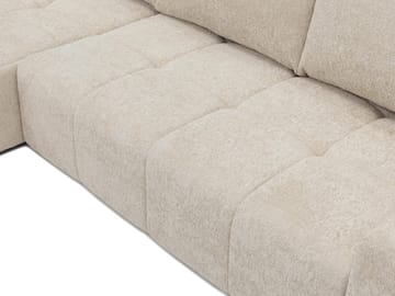 Falor 3-sits Bäddsoffa med divan Vänstervänd - blå - Möbler - Soffa - Bäddsoffa - Hörnbäddsoffa