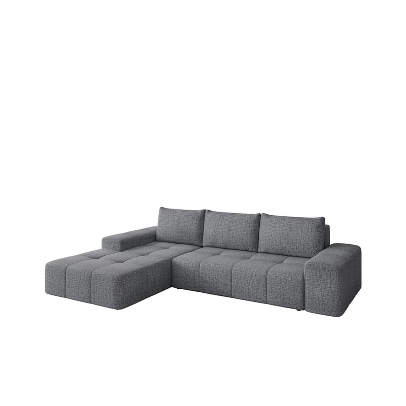 Falor 3-sits Bäddsoffa med divan Vänstervänd - grå - Möbler - Soffa - Bäddsoffa - Hörnbäddsoffa
