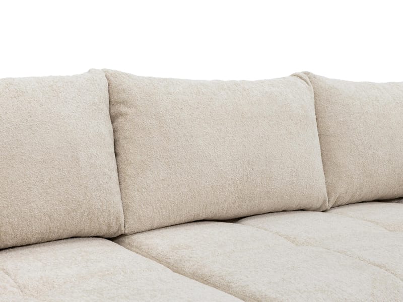 Falor 3-sits Bäddsoffa med divan Vänstervänd - Ljusbeige - Möbler - Soffa - Bäddsoffa - Hörnbäddsoffa