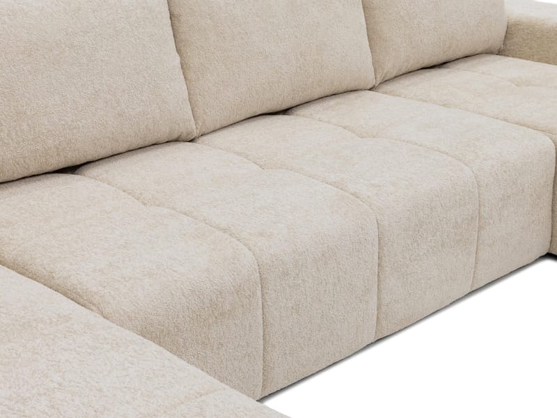Falor 5-sits U-formad bäddsoffa - Beige - Möbler - Soffa - Bäddsoffa - Hörnbäddsoffa