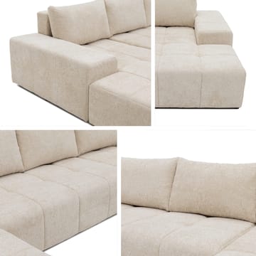 Falor 5-sits U-formad bäddsoffa - Beige - Möbler - Soffa - Bäddsoffa - Hörnbäddsoffa