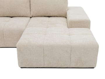 Falor 5-sits U-formad bäddsoffa - Benvit - Möbler - Soffa - Bäddsoffa - Hörnbäddsoffa