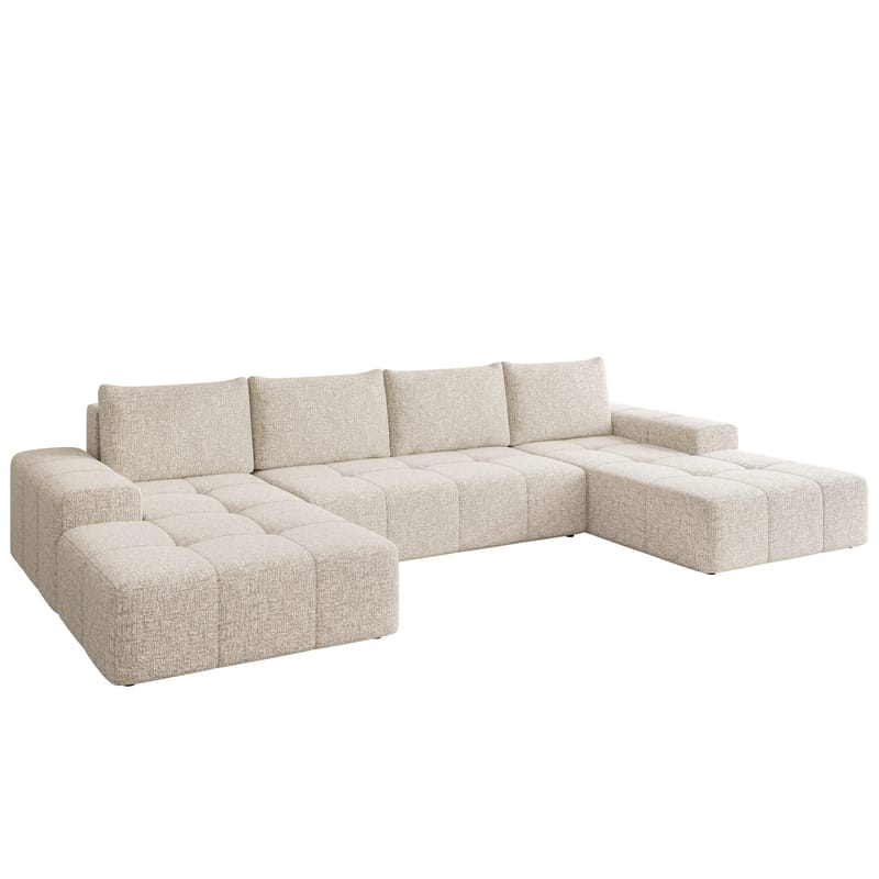 Falor 5-sits U-formad bäddsoffa - Ljusbeige - Möbler - Soffa - Bäddsoffa - Hörnbäddsoffa