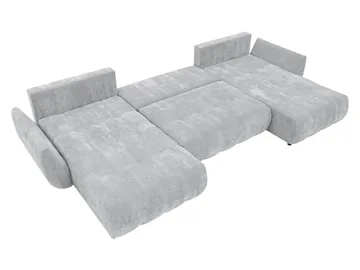 Faro 4-sits U-Bäddsoffa med förvaring - Brun - Möbler - Soffa - Bäddsoffa - Hörnbäddsoffa