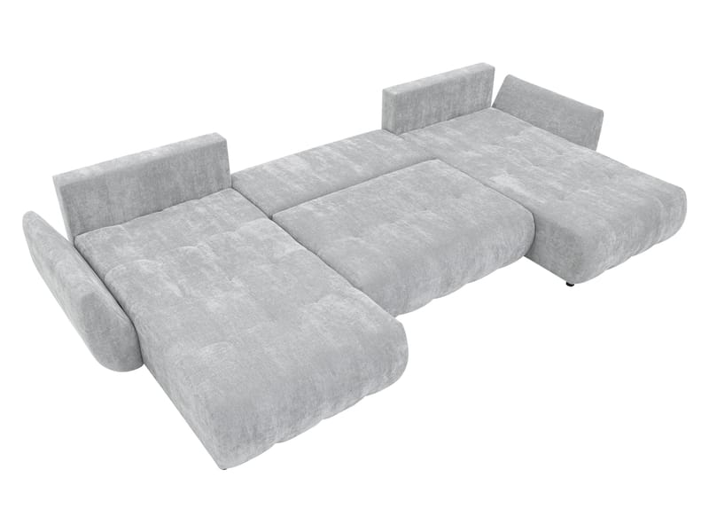 Faro 4-sits U-Bäddsoffa med förvaring - Grön - Möbler - Soffa - Bäddsoffa - Hörnbäddsoffa
