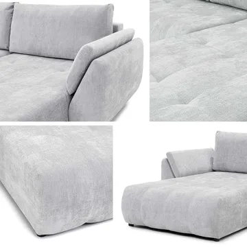 Faro 4-sits U-Bäddsoffa med förvaring - Grön - Möbler - Soffa - Bäddsoffa - Hörnbäddsoffa