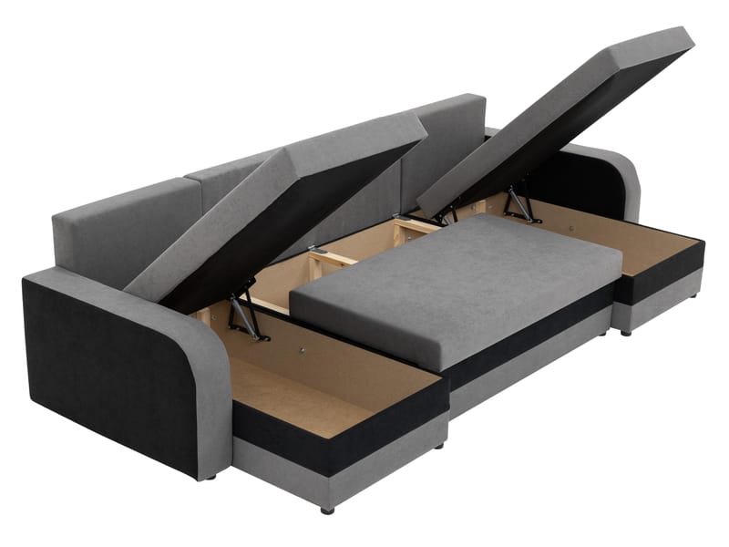 Faro 4-sits U-Bäddsoffa med förvaring - Möbler - Soffa - Bäddsoffa - Hörnbäddsoffa