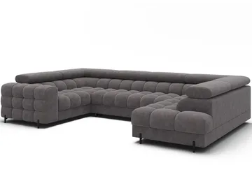 Fectory 6-sits Bubblig Hörnbäddsoffa med Schäslong och förvaring Höger - Aura 04 - Möbler - Soffa - Bäddsoffa - Hörnbäddsoffa