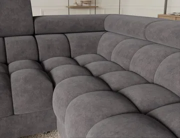 Fectory 6-sits Bubblig Hörnbäddsoffa med Schäslong och förvaring Höger - Aura 04 - Möbler - Soffa - Bäddsoffa - Hörnbäddsoffa