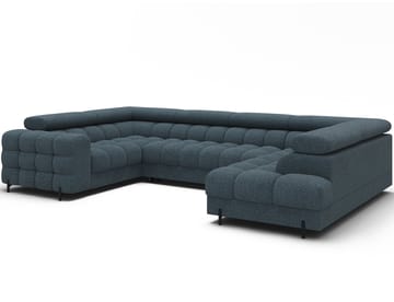 Fectory 6-sits Bubblig Hörnbäddsoffa med Schäslong och förvaring Höger - Jaffray 40 - Möbler - Soffa - Bäddsoffa - Hörnbäddsoffa