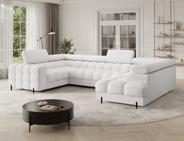Fectory 6-sits Bubblig Hörnbäddsoffa med Schäslong och förvaring Höger - Royal 01 - Möbler - Soffa - Bäddsoffa - Hörnbäddsoffa