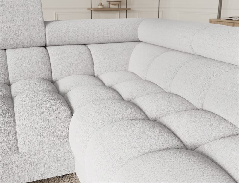 Fectory 6-sits Bubblig Hörnbäddsoffa med Schäslong och förvaring Höger - Royal 01 - Möbler - Soffa - Bäddsoffa - Hörnbäddsoffa
