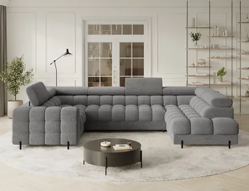 Fectory 6-sits Bubblig Hörnbäddsoffa med Schäslong och förvaring Höger - Royal 03 - Möbler - Soffa - Bäddsoffa - Hörnbäddsoffa