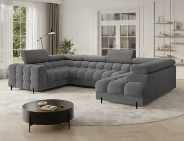 Fectory 6-sits Bubblig Hörnbäddsoffa med Schäslong och förvaring Höger - Royal 03 - Möbler - Soffa - Bäddsoffa - Hörnbäddsoffa