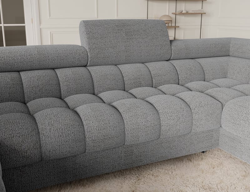 Fectory 6-sits Bubblig Hörnbäddsoffa med Schäslong och förvaring Höger - Royal 03 - Möbler - Soffa - Bäddsoffa - Hörnbäddsoffa