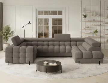 Fectory 6-sits Bubblig Hörnbäddsoffa med Schäslong och förvaring Höger - Royal 20 - Möbler - Soffa - Bäddsoffa - Hörnbäddsoffa