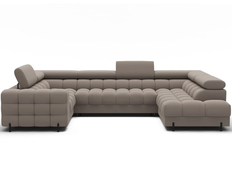 Fectory 6-sits Bubblig Hörnbäddsoffa med Schäslong och förvaring Höger - Sola 18 - Möbler - Soffa - Bäddsoffa - Hörnbäddsoffa